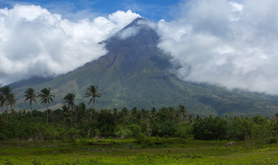 Mayon volcano at early morning,Philippines