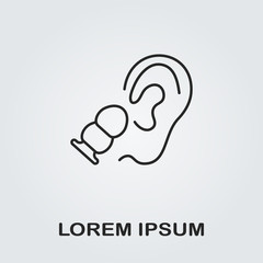 Earplug icon
