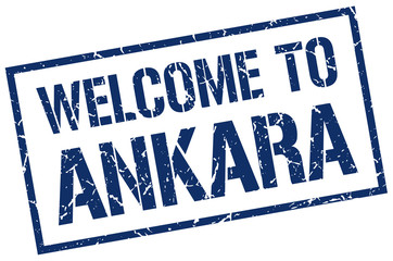 welcome to Ankara stamp