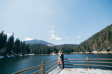 Beautiful love story on the lake