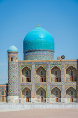 Fototapeta na wymiar Tilya-Kori Madrasah, Registan, Samarkand