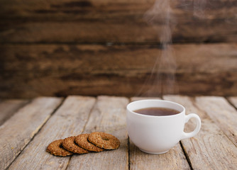 Tea with biscuits