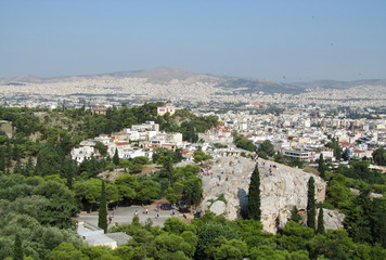 Fototapeta na wymiar View of Athens, Greece