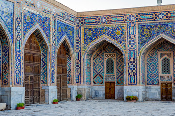 Arches of Samarkand Registan, Uzbekistan