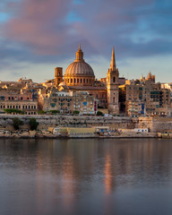 Fototapeta na wymiar Valletta in the Morning, Malta
