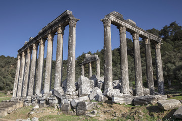 Fototapeta premium Temple of Zeus Lepsinos Euromus Turkey