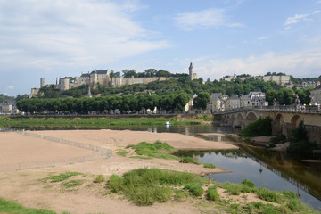 Chinon an der Loire, Frankreich