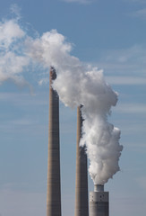 Coal Plant Smokestack