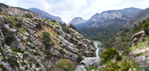 Caminito del Rey and Valle del Hoyo, Desfiladero de los Gaitanes, Panorama
