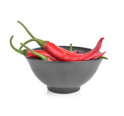 chilli Isolated on white background
