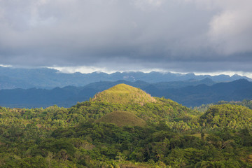 Naklejka premium The Chocolate Hills view, Bohol Island, Philippines