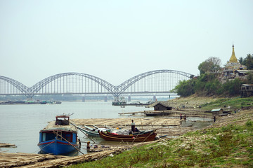 Ayerawady and bridge