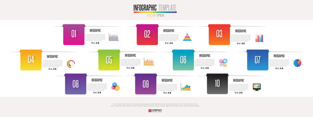 Fototapeta na wymiar Infographics design template