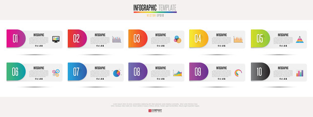 Infographics design template