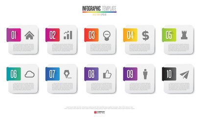 Infographics design template