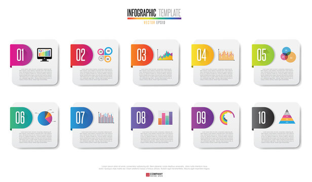 Infographics design template