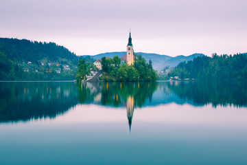 Fototapeta na wymiar Bled Lake, Slovenia