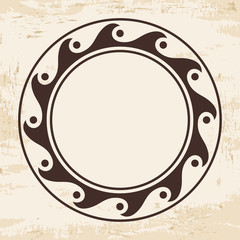 Celtic national ornaments.