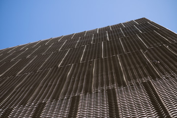 Modern metallic building