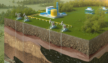 Oil field
