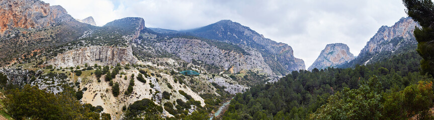 Caminito del Rey and Valle del Hoyo, Desfiladero de los Gaitanes, Panorama