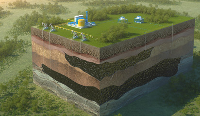 Oil field