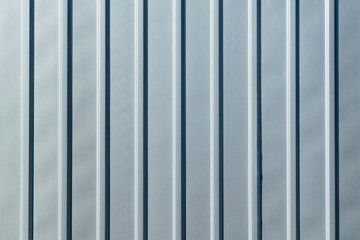 Galvanized sheet metal with longitudinal ribs.