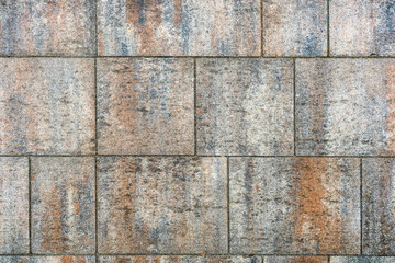 Dirty Outside Terrace Tiles slabs.