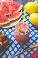  watermelon juice , watermelon smoothie  ,Refreshing juice on summer