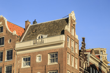 Fototapeta na wymiar Building in Amsterdam, Netherlands
