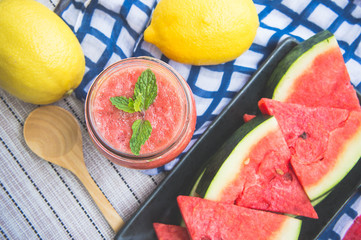 watermelon smoothie refresher tasty of summer, the health benefits of watermelon smoothie
