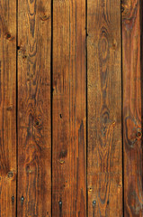 Naklejka premium Brown wooden planks background