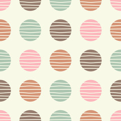 Polka dot seamless pattern. 
