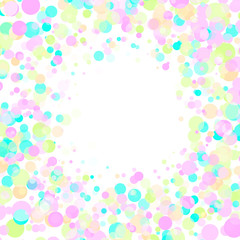 Colorful Vector Explosion of Confetti. Festive Background for Design