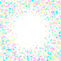 Colorful Vector Explosion of Confetti. Festive Background for Design