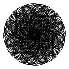 Obraz premium Vector Guilloche Rosette or Element for Certificate Design Isolated