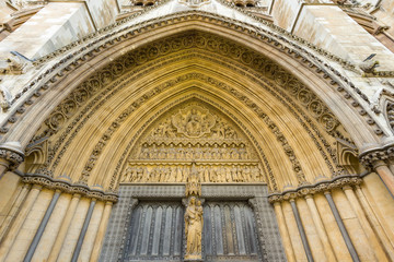 Obraz premium In front of the Westminster Abby, London, UK