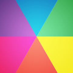 six color of circle spectrum