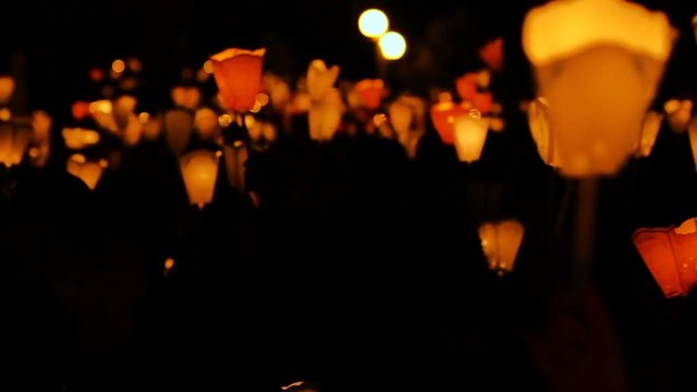 procession &agrave; Lourdes