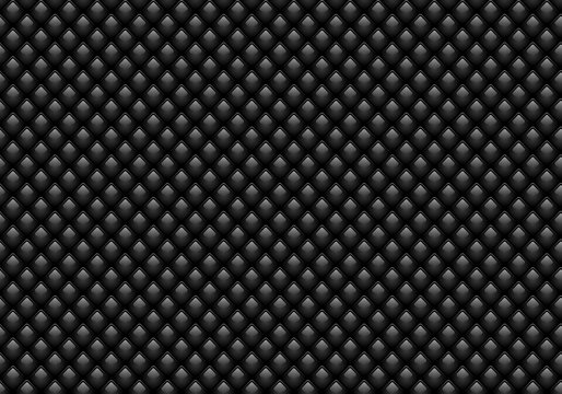 Shiny glossy black mosaic seamless background. Abstract geometric dark diamond style texture for design, cover work, wrapping paper, web page fill etc