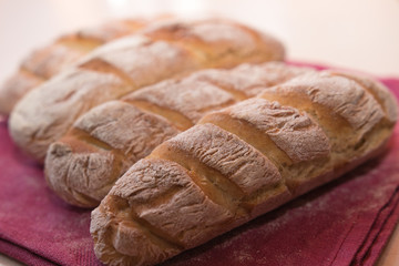 Baguettes background