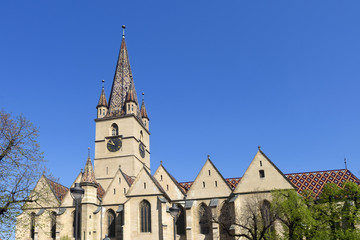 Fototapeta na wymiar Cathedral Sibiu ,evangelical, Romania