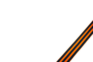 orange and black striped ribbon symbol on May 9