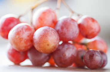 Red grapes
