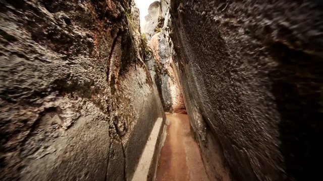  Q'Enqo (means something like labyrinth), a archeological place near the Inca city Cusco in Peru. Q'enqo was an astronomical observatory of the Inka.