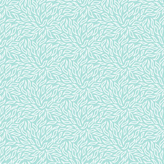 Seamless pattern with leaf. Simple floral print. Vector background. - 144877325