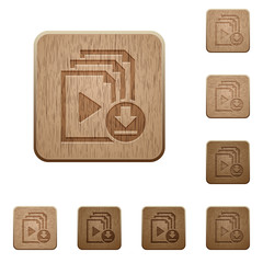 Download playlist wooden buttons