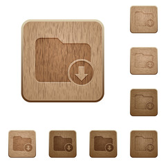 Move down directory wooden buttons