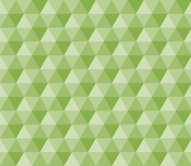 Greenery polygon geometric seamless pattern background vector. Trend color 2017