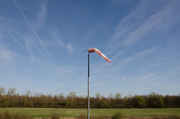 windsack am segelflugplatz oppenheim